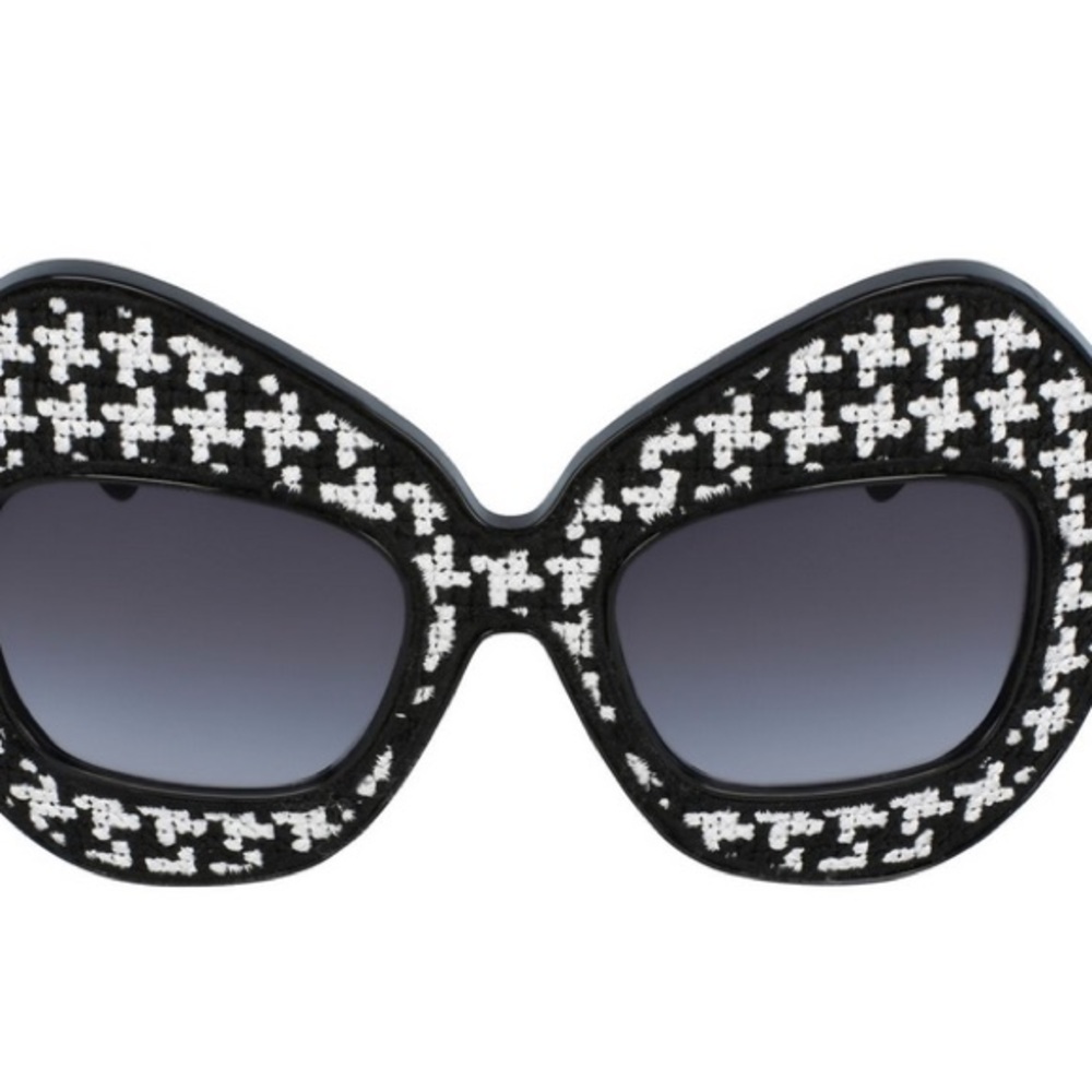 Dolce & Gabbana Sunglasses Shiny Black and White